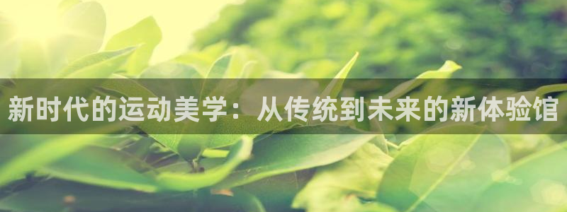 征途国际平台注册要钱吗：新时代的运动美学：从传统到未来的新体