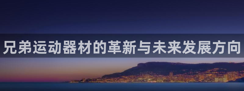 征途国际代理：兄弟运动器材的革新与未来发展方向
