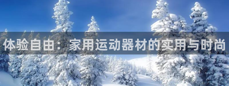 征途国际娱乐首页官网下载：体验自由：家用运动器材的实用与时尚